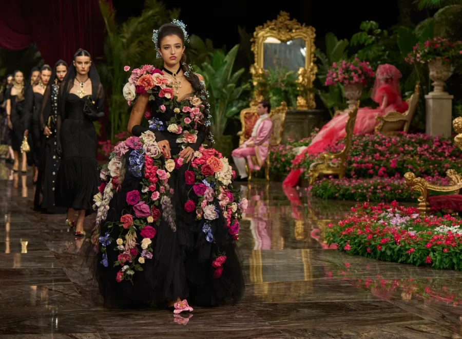 Dolce & Gabbana Alta Moda 2026 runway in Sicily