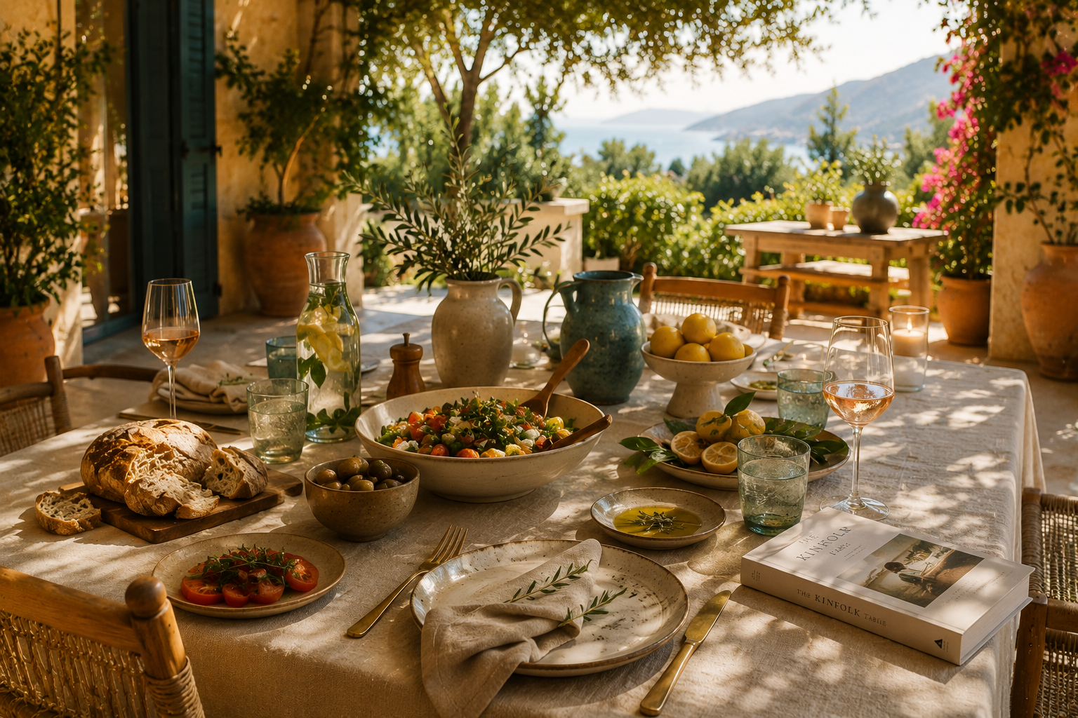 Slow living rituals around dining and meaningful moments