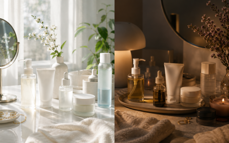 Morning vs Evening Skincare Routine