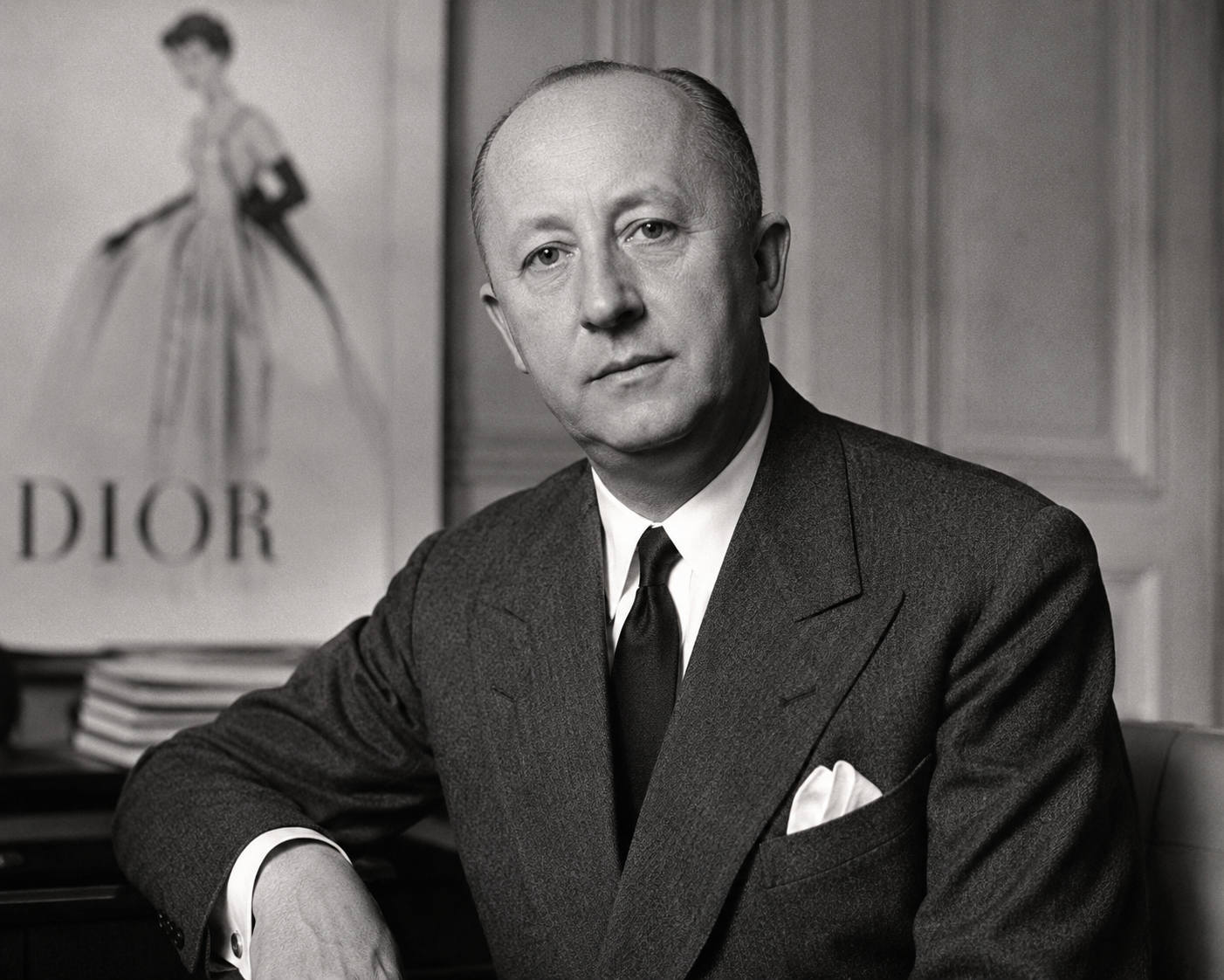 Portrait of Christian Dior.